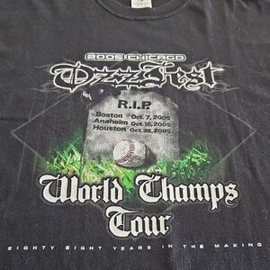 2005 Chicago OzzFest World Champs Black Jerzees Unisex XL T-Shirt